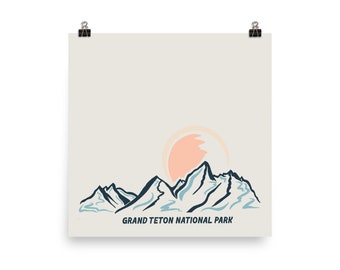 Grand Teton National Park Poster