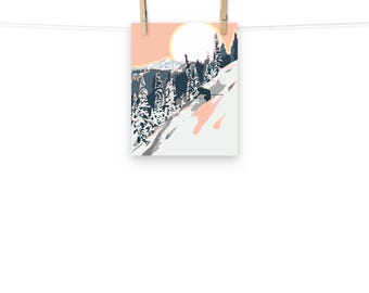 Alpine glow