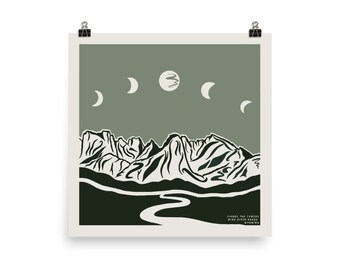 Wind River Range Wyoming Poster