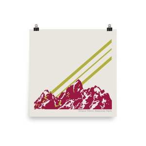 Grand Teton Nationalpark Poster