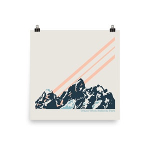 Grand Teton Nationalpark Poster