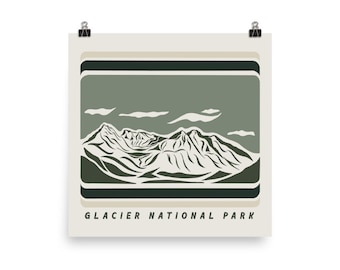 Glacier National Park Poster