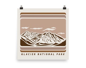 Glacier National Park Poster