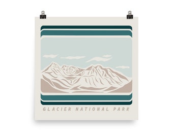 Glacier National Park Poster