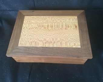 Walnut & Sycamore Jewelry Box