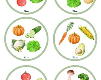 Jeu de type "Dobble" sur le thème des fruits - Etsy France