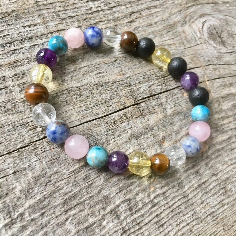 Diffusing Essential Oil LIFESTYLE Gemstone Bracelet image 1