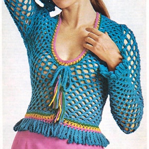 Fish Net Sweater - Etsy