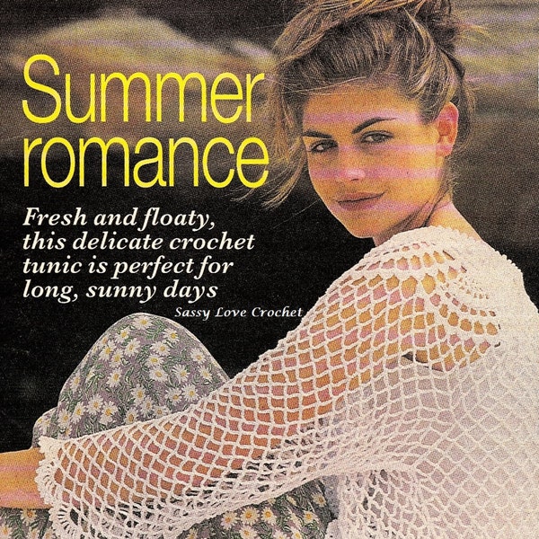 Crochet Lace Cover-up PATTERN, Ladies Womens Brides Weddings, Crochet Summer Top Overlay Pattern - PDF Download- U.S. Version