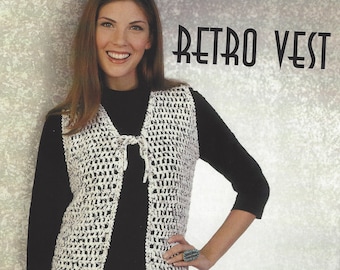 Crochet Vest PATTERN, Boho Vest Crochet Pattern, Crochet Duster Pattern - Digital Download PDF