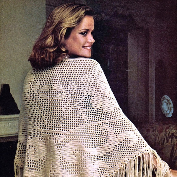 Lace Crochet Shawl - Etsy