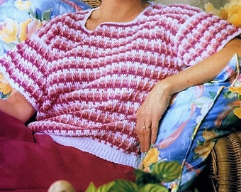 Crochet Sweater Pattern, Pullover Pattern, Crochet Top Pattern - PDF Download - Plus Sizes