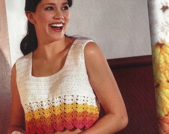 Crochet Easy Halter Top Pattern, Summer Beach Top Pattern - PDF Download