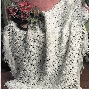 Crochet Bridal Shawl, Wedding Shawl, Women&#39;s Ladies Bridal Accessories PATTERN - PDF Download,