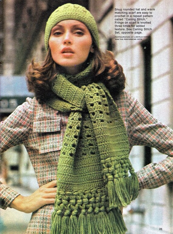 easy crochet hat and scarf set