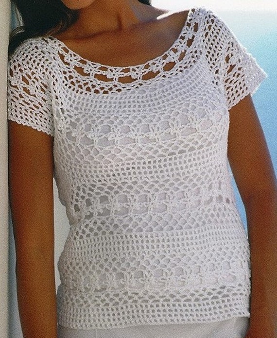 Crochet overlay top sale
