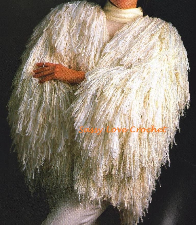 Shaggy Faux Fur Coat - Etsy Canada