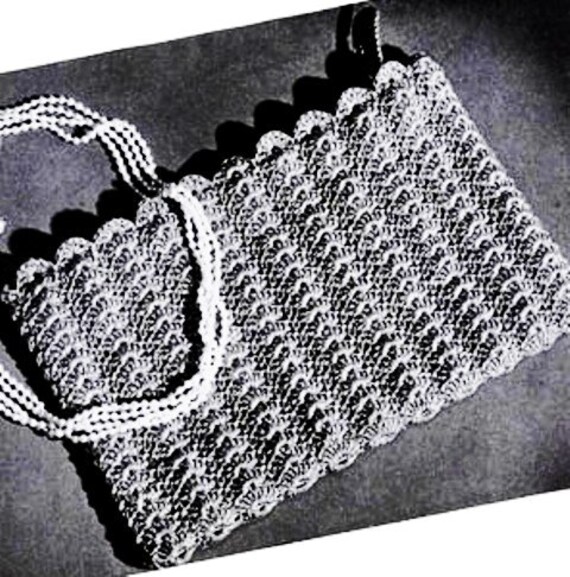 crochet bridal purse pattern