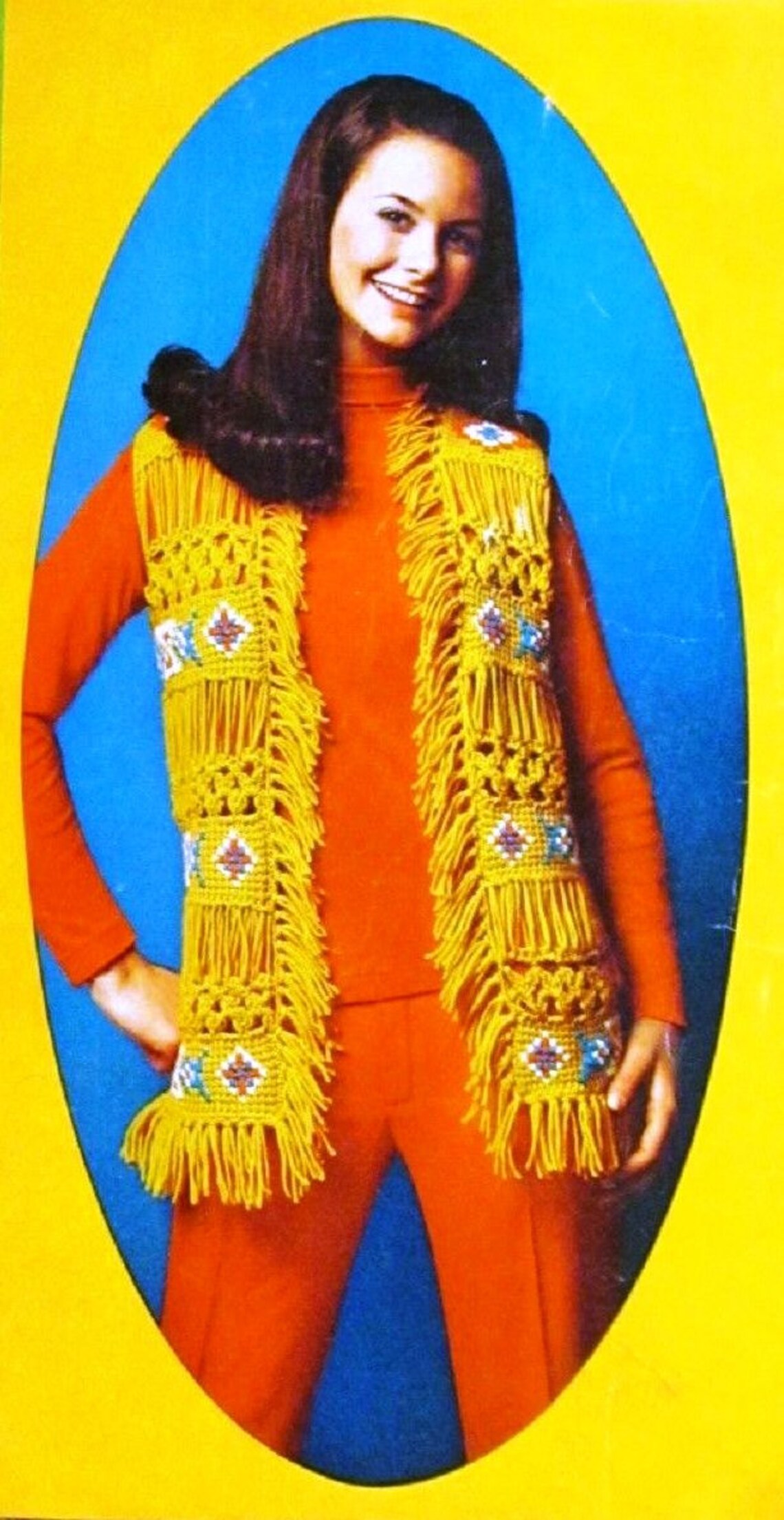 Crochet Hippie Fringed Vest Patternpocahontas Vest Etsy