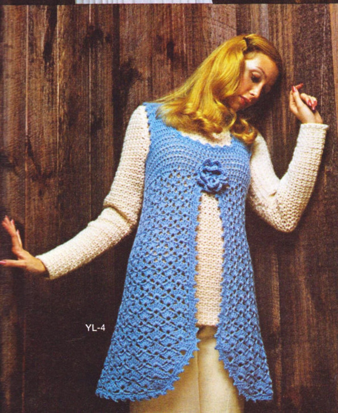Crochet Long Sleeve Sweater