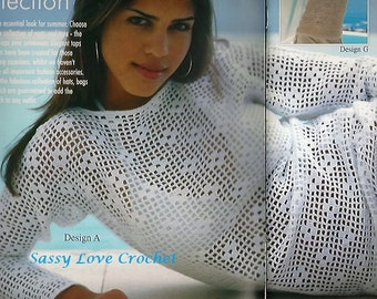 Crochet Tunic Top Pool Party Bikini Coverup Pattern, Women, Ladies, Teens, Girls Beach Crochet Top Mesh PATTERN-  PDF Download U.K.Version