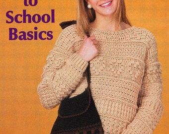 Crochet Hearts Sweater, Long-Sleeved Pullover PATTERN,Crochet Sweater PATTERN, Digital Download