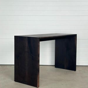 Walnut Desk |  Desk | Modern Desk | Hardwood Desk | Natural Desk