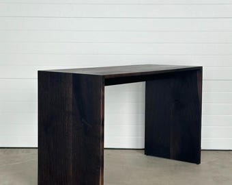 Ebonized Walnut Desk | Modern Hardwood Desk