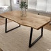 Live Edge Dining Table | Slab Table | Rustic Modern Table |Farmhouse Dining Table | Maple Dining Table | Maple Live Edge 