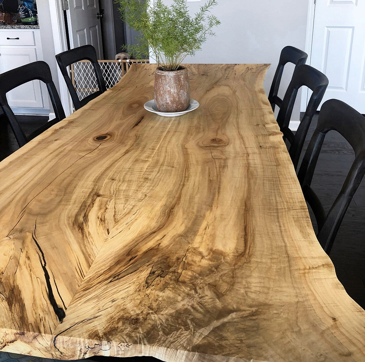 Sale Wood Table Live Edge Table Live Edge Wood Table Rustic Table Modern  Table Dining Table Maple Farmhouse Style Slab 