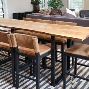 Live edge 2024 tall table