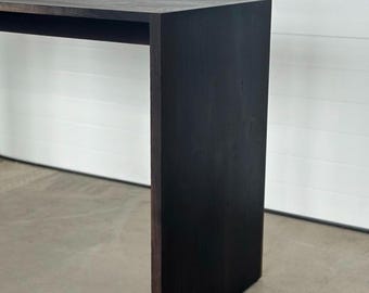 Ebonized Walnut Desk | Minimalist Modern Hardwood Desk