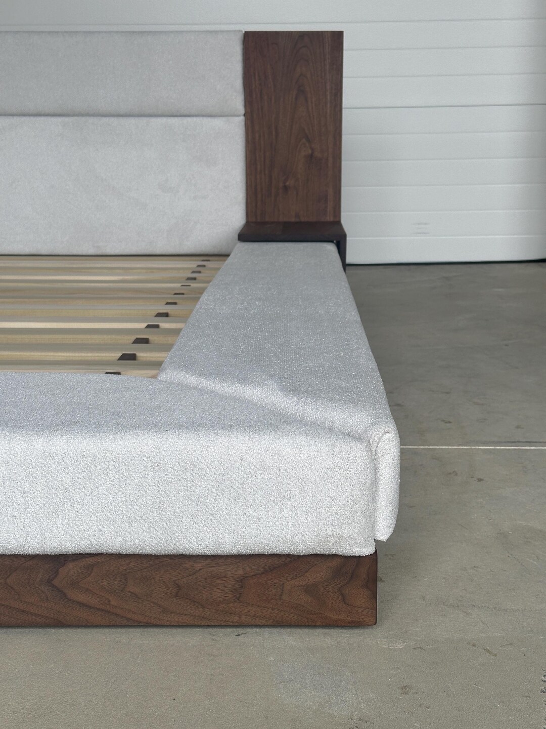 Platform Bed | Wooden Bed Frame | Walnut Bed Frame | Custom Bed Frame ...
