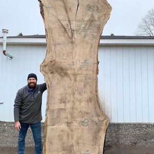 Single Slab Live Edge Table | Listing is for DEPOSIT ONLY | Custom Dining Table | Live Edge Dining Table