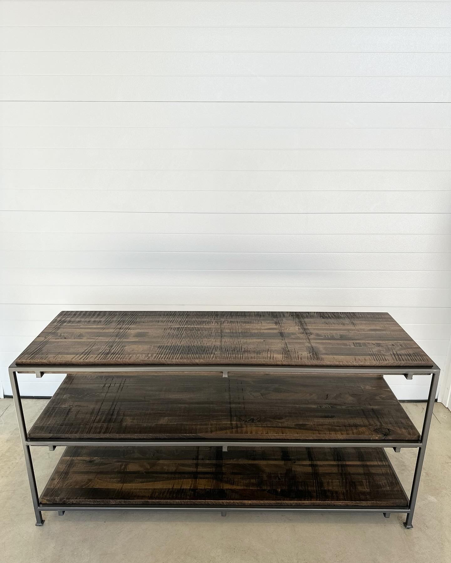 Industrial Modern Console Table | Reclaimed Wood Entryway Table - Etsy