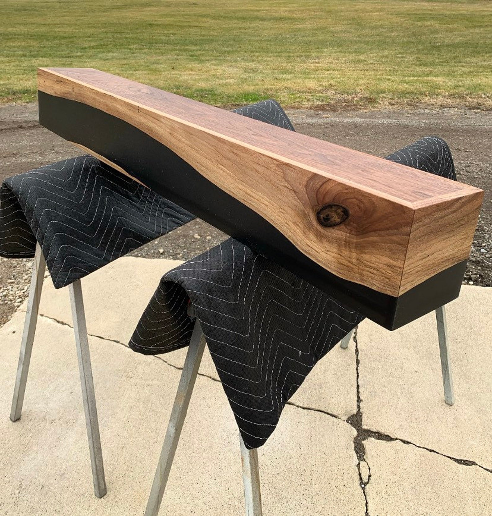 Mantel Epoxy River Mantel Walnut Mantel Wood Mantel Etsy