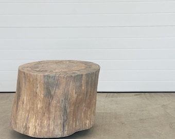 Stump Table | Coffee Table | End Table | Round Coffee Table | Natural Table