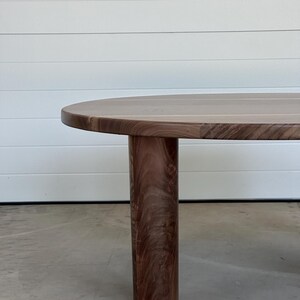 Walnut Coffee Table | Round Coffee Table | Circle Table | Walnut Table
