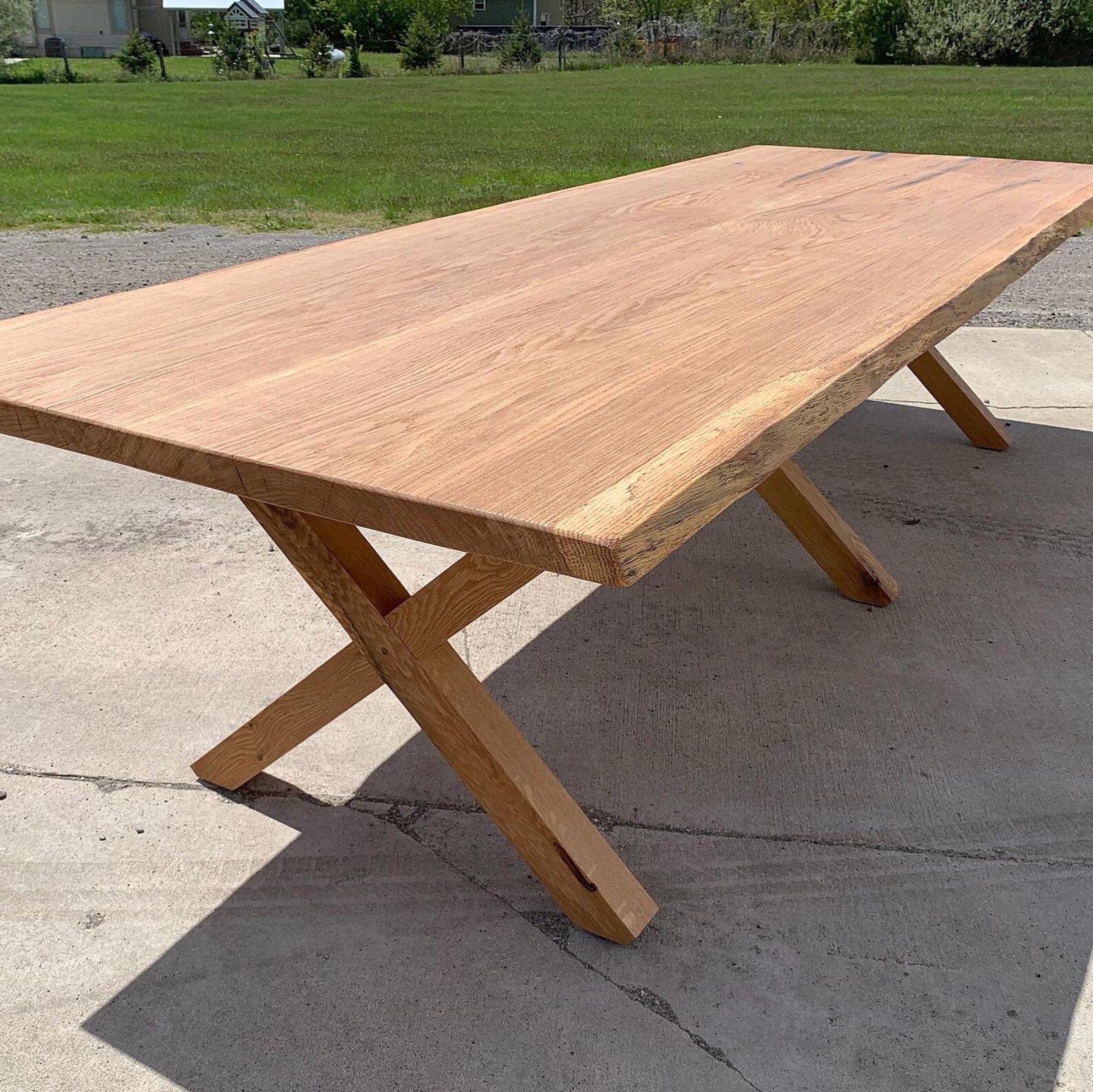 Outdoor Live Edge Table Outdoor Table Exterior Table Etsy