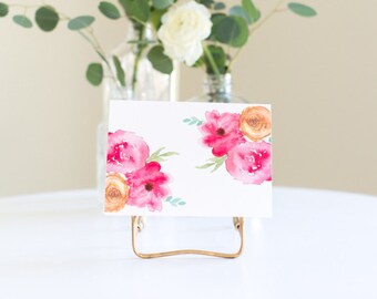 Pink Roses Card