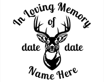 In Loving Memory Of DAD Go Rest High On That Mountain Decal Window Memorial car