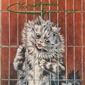 Cat POW, Christmas Cat, Pow Cat, Cat Card, Card Cat, Cat Christmas, Pow Card, Pow Christmas, Card Pow, Louis Wain, Cat War, War Cat, Cat Art