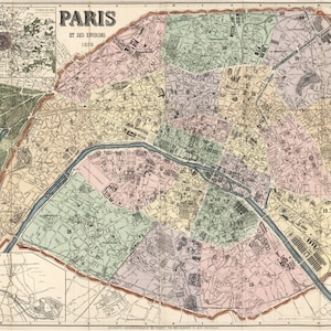 Paris Map, France Map, Map France, Map Paris, Paris France Map, Paris France, Paris 1878, Map Paris France, 1878 France, France Paris, Maps