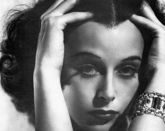 Hedy Lamarr, Hedy Lamarr Photo, Lamarr Hedy, Photo Hedy Lamarr, Photo Print, Print Photo, Hedy Lamarr Inventor, Inventor Hedy Lamarr, Giclee