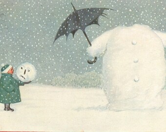Headless Snowman, Christmas Snowman, Snowman Card, Card Christmas, Christmas Card Snowman, Snowman Christmas, Card Snowman, Raphael Tuck Art