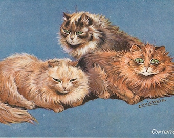 Louis Wain, Cat Drawing, Louis Cat, Louis Drawing, Cat Louis, Wain Louis, Wain Cat, Louis Wain Art, Louis Wain Cats, Cat Art, Cat Decor