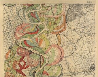 Mississippi River, Harold Fisk, Missouri Mississippi River, Tennessee Mississippi River, Arkansas Mississippi River, Mississippi River Map