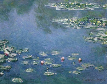 Monet Water Lilies, Water Lilies Monet, Monet Lilies, Monet Water Lilies Print, Monet Water, Monet Print, Water Lilies Monet Print, Monet