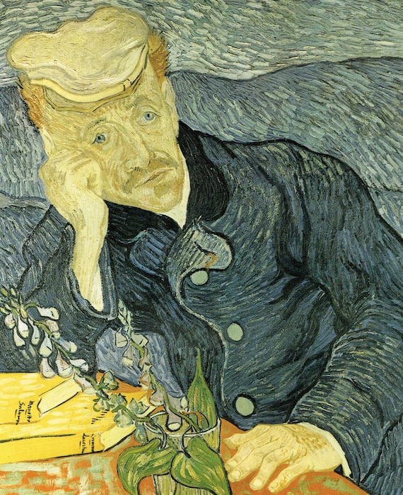 Van Gogh Print Portrait of Dr. Gachet Vincent van Gogh Art ...