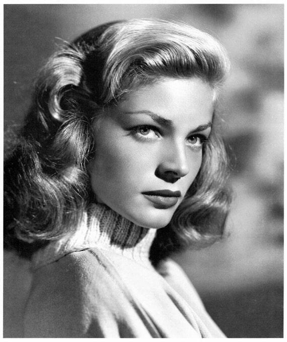 Lauren Bacall, Old Hollywood, Giclee Artprint, Hollywood Glamour, Giclee Print, Hollywood Regency, Home Theater Art, Home Theater Wall Decor